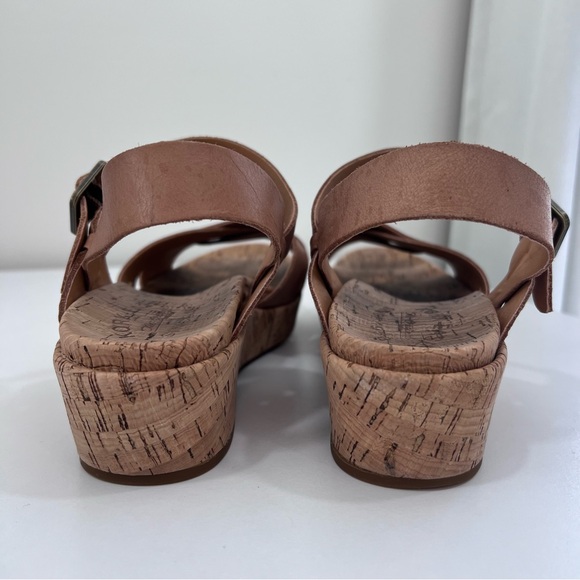 Kork-Ease Myrna Sandal Platform Cork Wedge Ankle Strap in Golden Sand NWOB, 9 - Picture 13 of 13